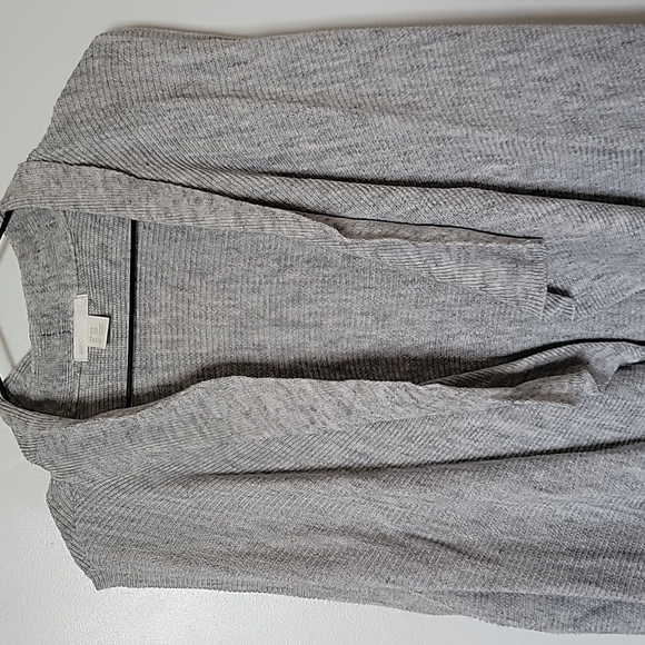 𝅺H&M Knitted Long Sleeveless Cardigan US S - Picture 2 of 7